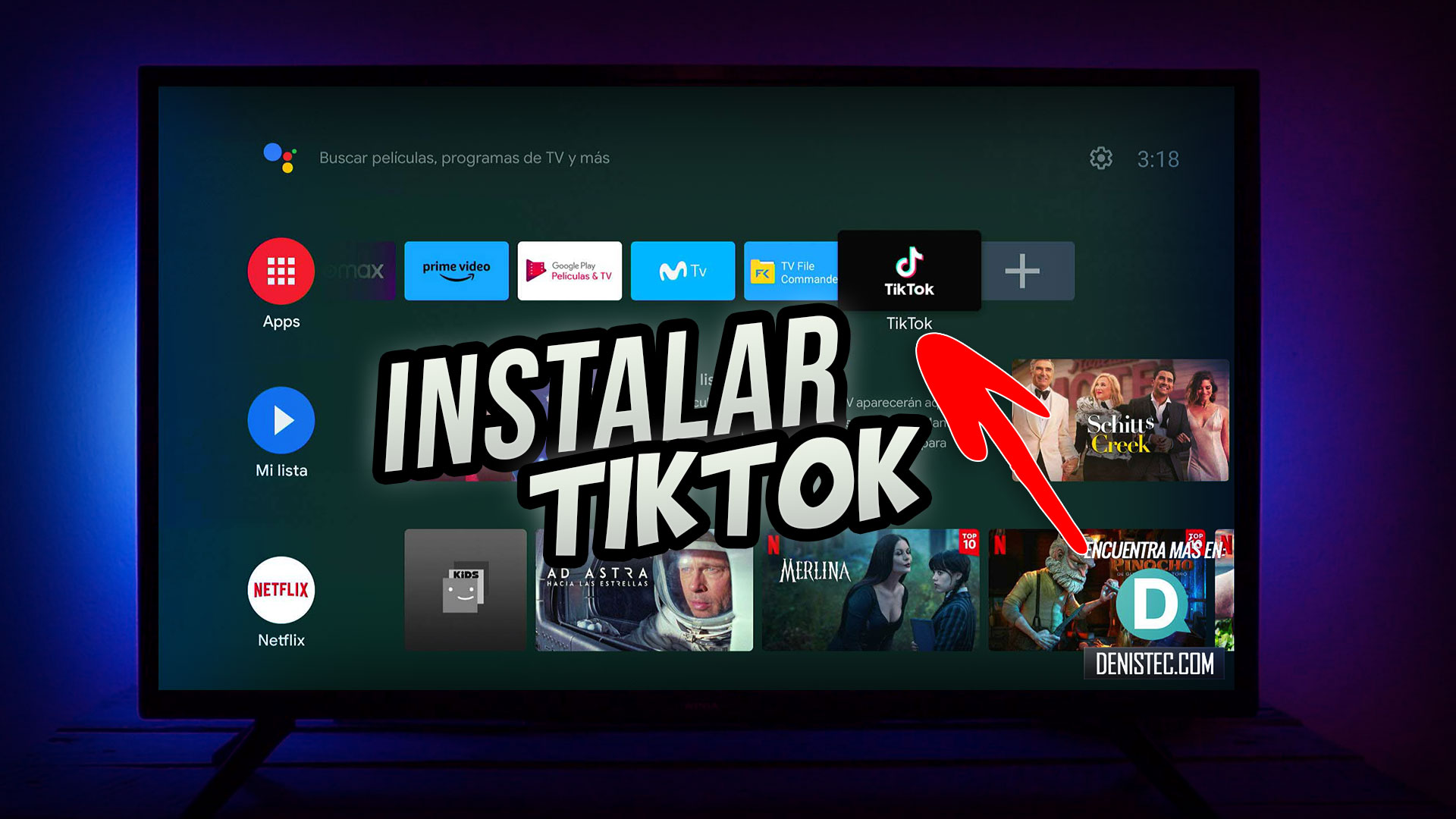 Descargar e instalar Tiktok en un Tv Box con Android TV | DenisTec